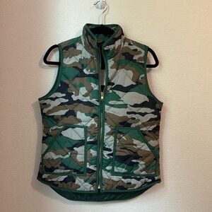NWT J.Crew Camo Vest